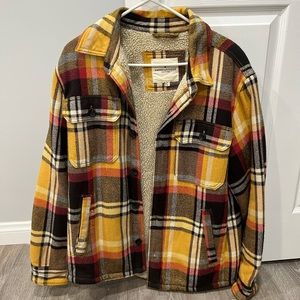 American Eagle Sherpa flannel Jacket - Yellow